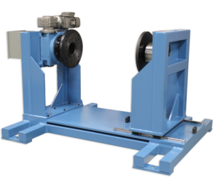 custom single axis trunnion weld positioning system
